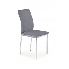 K137 pilka metalinė kėdė