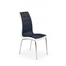 K186 juoda metalinė kėdė