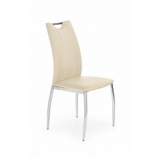 K187 smėlio spalvos metalinė kėdė