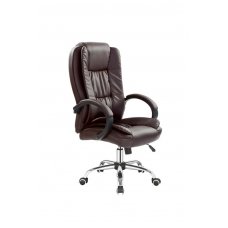 RELAX темно коричневoe oфисное кресло директора на колесиках