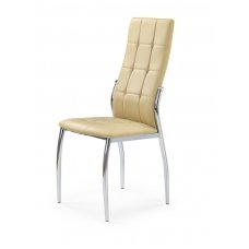K209 smėlio spalvos metalinė kėdė