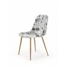 K220 spalvota metalinė kėdė