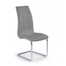 K147 pilka metalinė kėdė