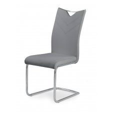 K224 pilka metalinė kėdė