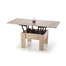 SERAFIN sonoma oak colored extension coffee table