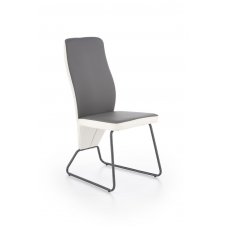 K300 baltos / pilkos spalvos metalinė kėdė