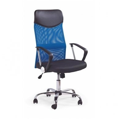 VIRE blue office chair on wheels