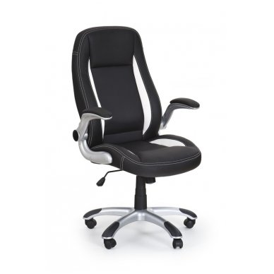 SATURN black guide office chair on wheels
