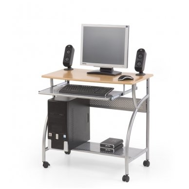 B-6 computer desk with wheels