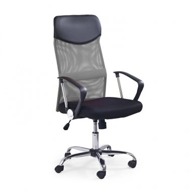 VIRE grey office chair on wheels
