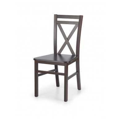 DARIUSZ 2 dark walnut colored wooden chair
