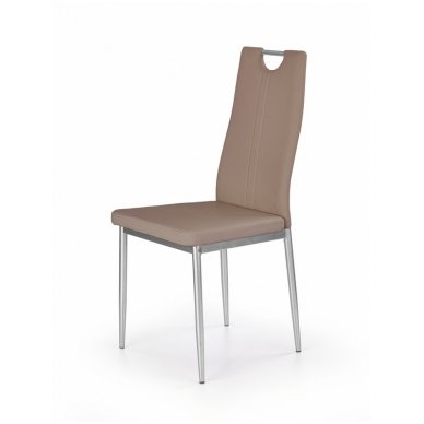 K202 cappuccino colored metal chair