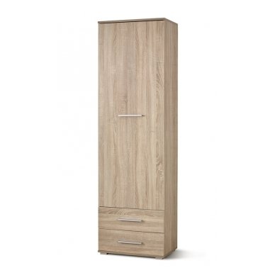 LIMA REG-1 sonoma oak wardrobe with drawers
