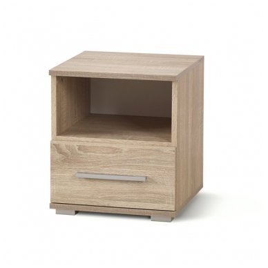 LIMA SN-1 sonoma oak bedside table with drawer