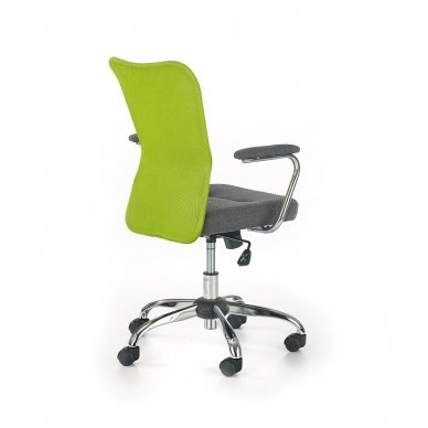 ANDY lime green spalvos vaikiška kėdė su ratukais 2