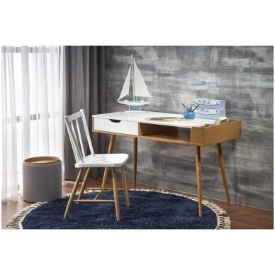 B-45 desk with shelf and drawer