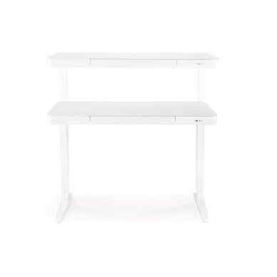B-52 white desk with height adjustment function 5