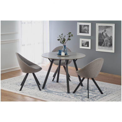 BALROG grey round dining table