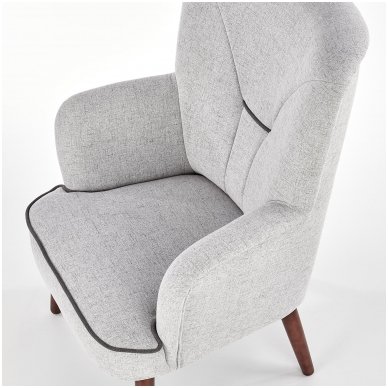 BISHOP soft light grey armchair 4
