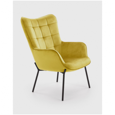 CASTEL mustard armchair