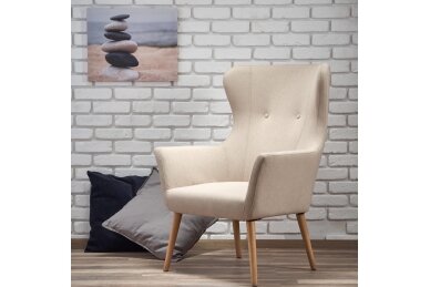 COTTO leisure chair, color: beige 5