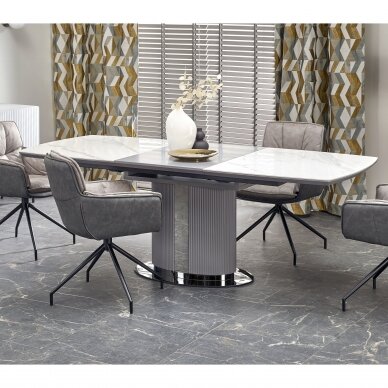 DANCAN extension marble dining table 2
