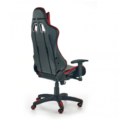 DEFENDER black / red colored guide office chair on wheels 2