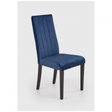 DIEGO 2 tamsiai mėlyna medinė kėdė