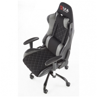 DRAKE juodos / pilkos spalvos vadovo biuro kėdė su ratukais 3