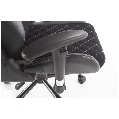 DRAKE black / grey colored guide office chair on wheels 5