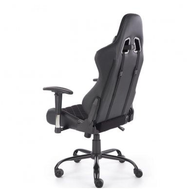 DRAKE juodos / pilkos spalvos vadovo biuro kėdė su ratukais 7
