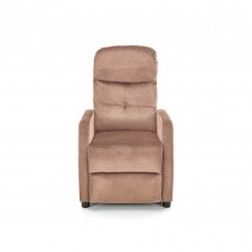 FELIPE 2 beige armchair with drop down footrest