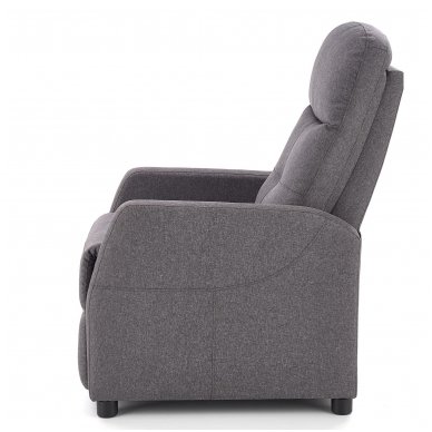 FELIPE темно-серый кресло с раскладной подставкой для ног 12