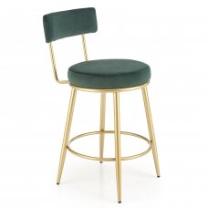 H-115 dark green bar stool