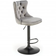 H-117 grey bar stool