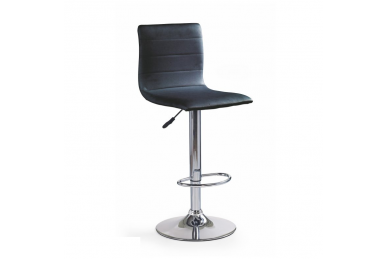 H-21 black bar stool