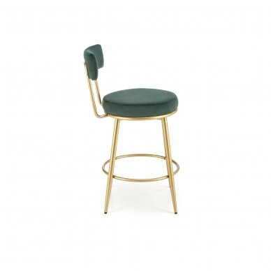 H-115 dark green bar stool 2