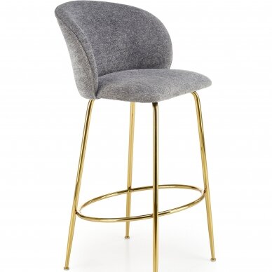 H-116 grey bar stool