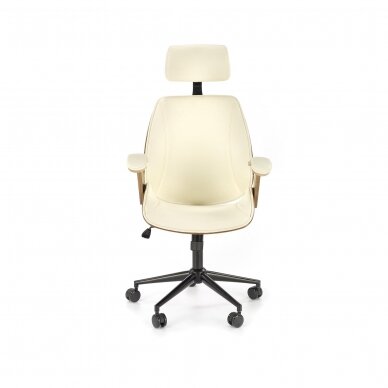 IGNAZIO cream office chair on wheels 5