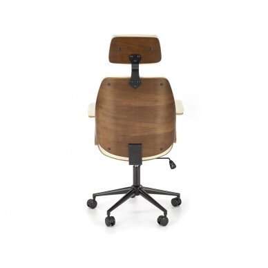 IGNAZIO cream office chair on wheels 6