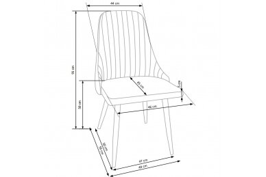 K285 chair, color: dark grey 6