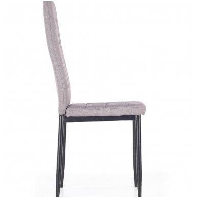 K292 pilka metalinė kėdė 5