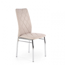 K309 šviesios smėlio spalvos metalinė kėdė