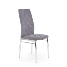 K309 šviesiai pilka metalinė kėdė