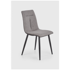 K374 pilka metalinė kėdė