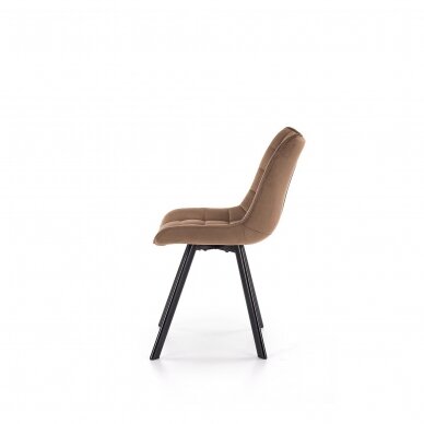 K332 smėlio spalvos metalinė kėdė 3