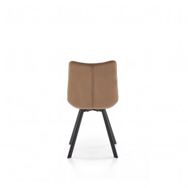 K332 smėlio spalvos metalinė kėdė 4