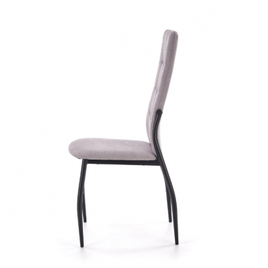 K334 pilka metalinė kėdė 8