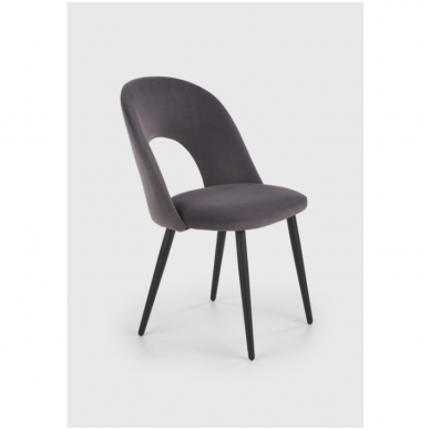 K384 pilka metalinė kėdė