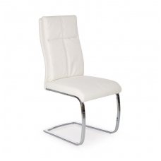 K231 balta metalinė kėdė
